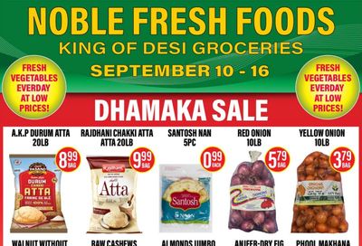 Noble Fresh Foods Flyer September 10 to 16
