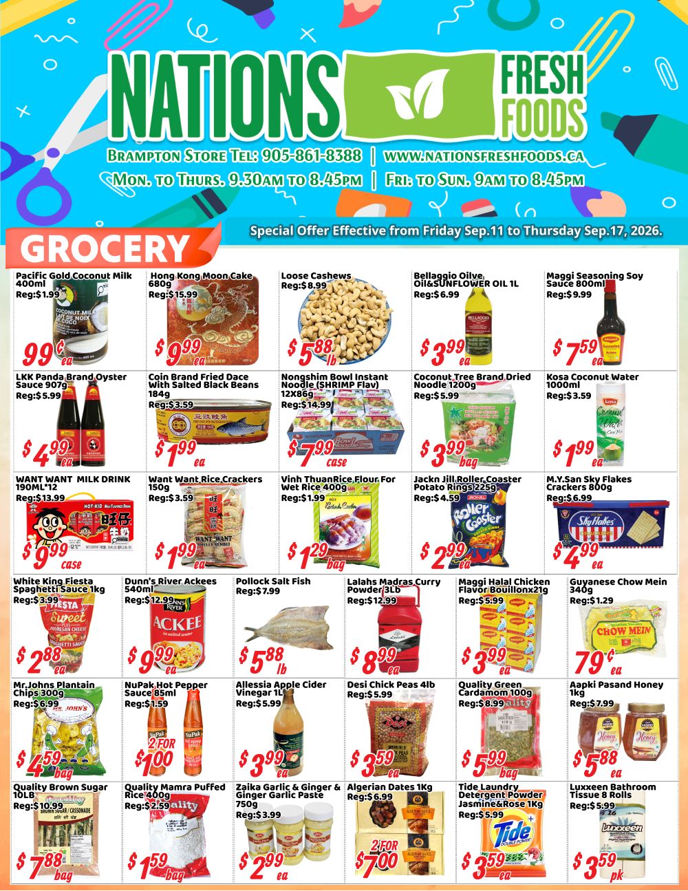Nations Fresh Foods (Brampton) Flyer September 11 to 17