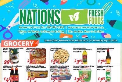 Nations Fresh Foods (Brampton) Flyer September 11 to 17