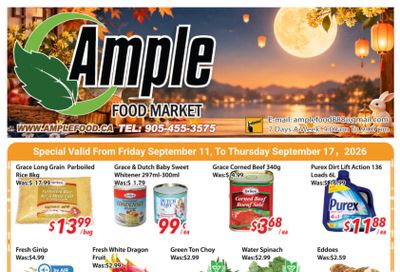 Ample Food Market (Brampton) Flyer September 11 to 17