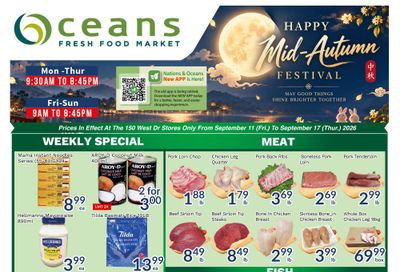 Oceans Fresh Food Market (Brampton) Flyer September 11 to 17