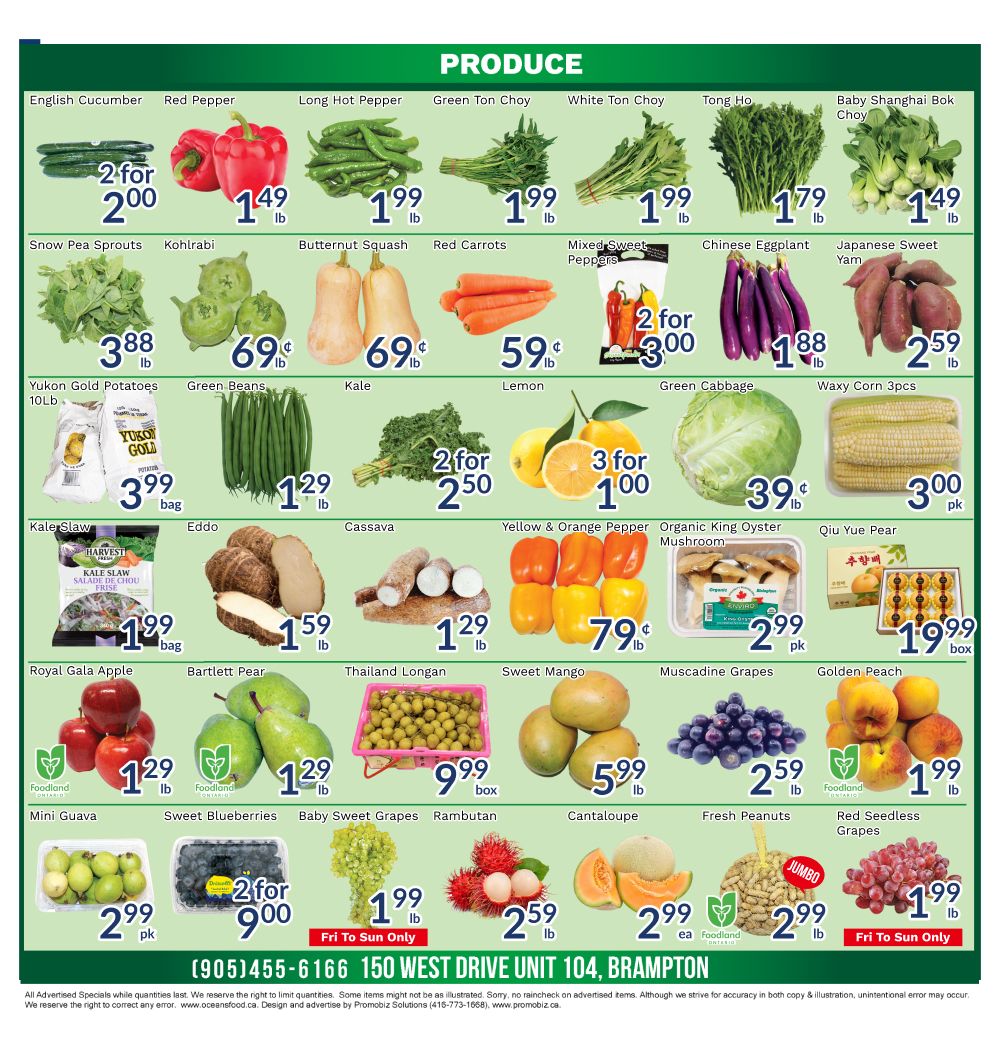 Oceans Fresh Food Market (Brampton) Flyer September 11 to 17