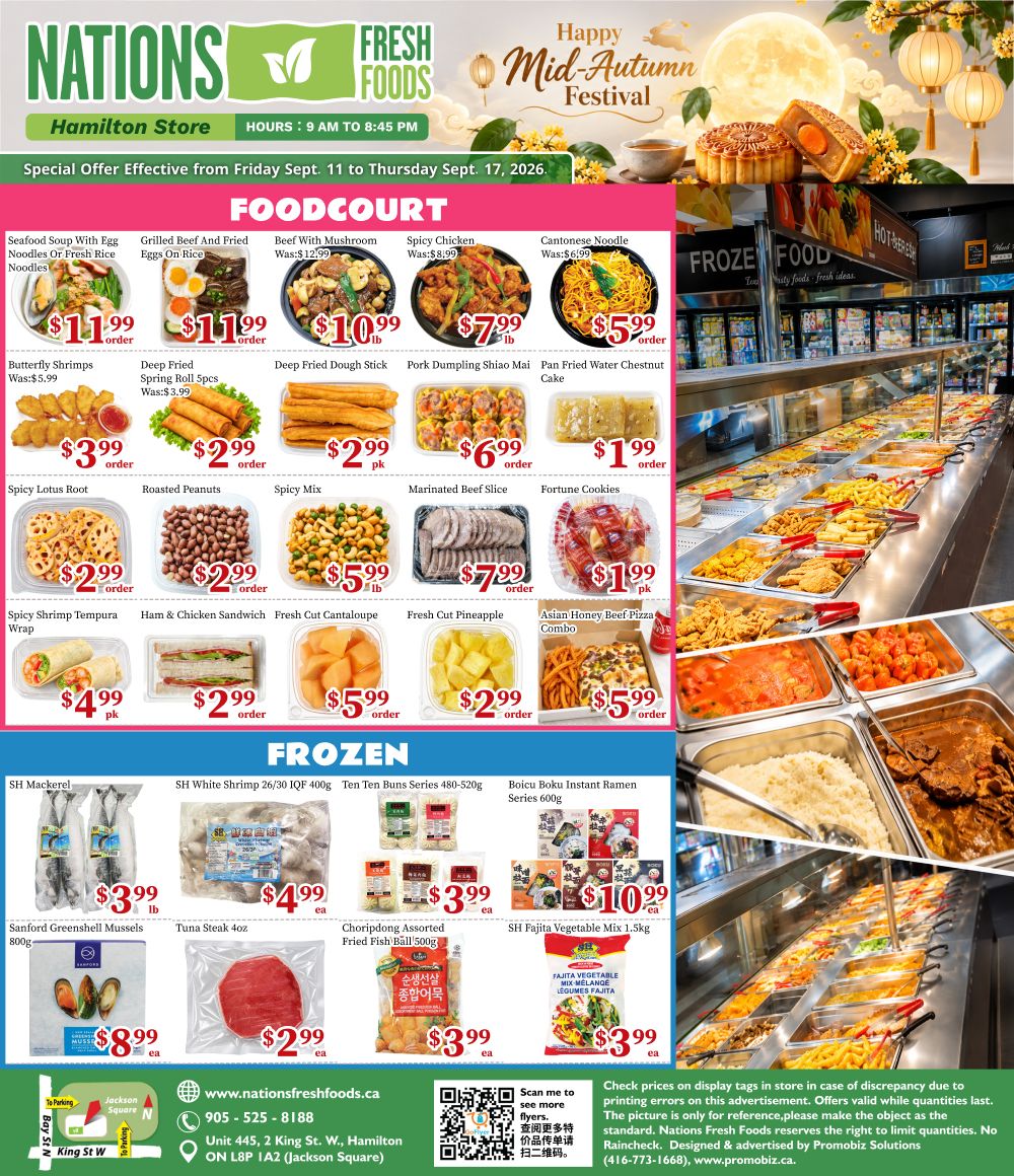 Nations Fresh Foods (Hamilton) Flyer September 11 to 17