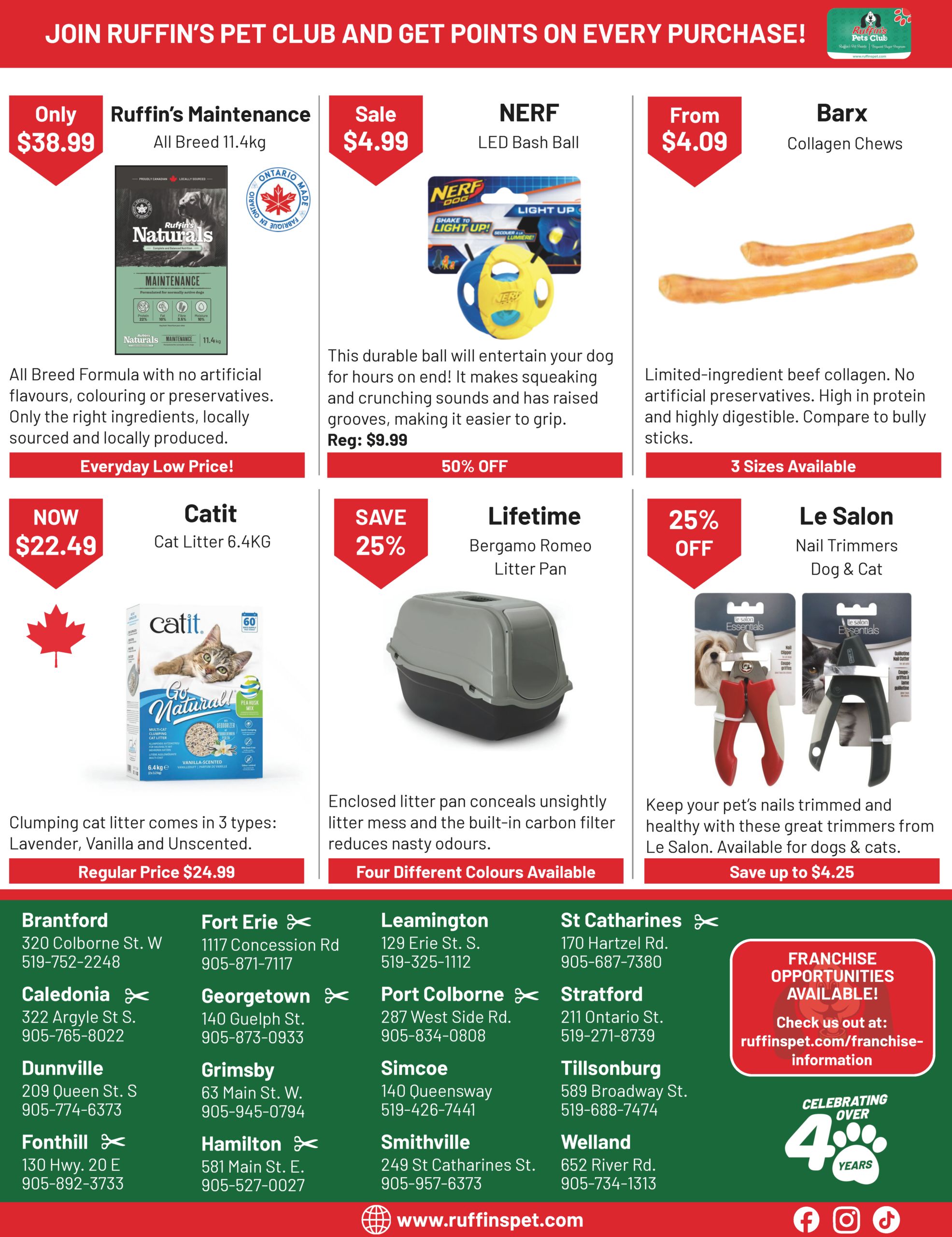 Ruffin's Pet Centre Flyer September 1 to 30