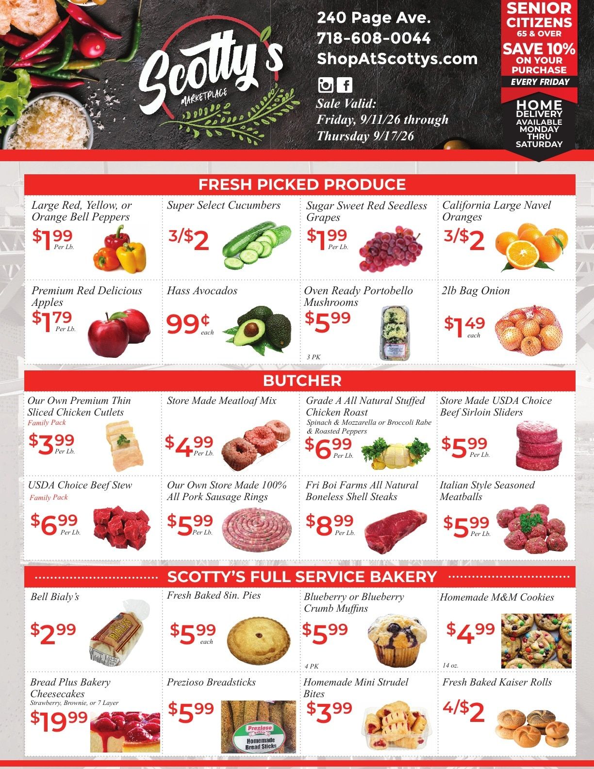 Scotty's Marketplace Weekly Ad September 11 - 17, 2026