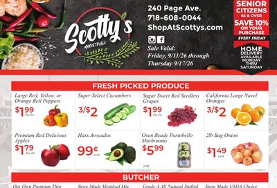 Scotty's Marketplace Weekly Ad September 11 - 17, 2026