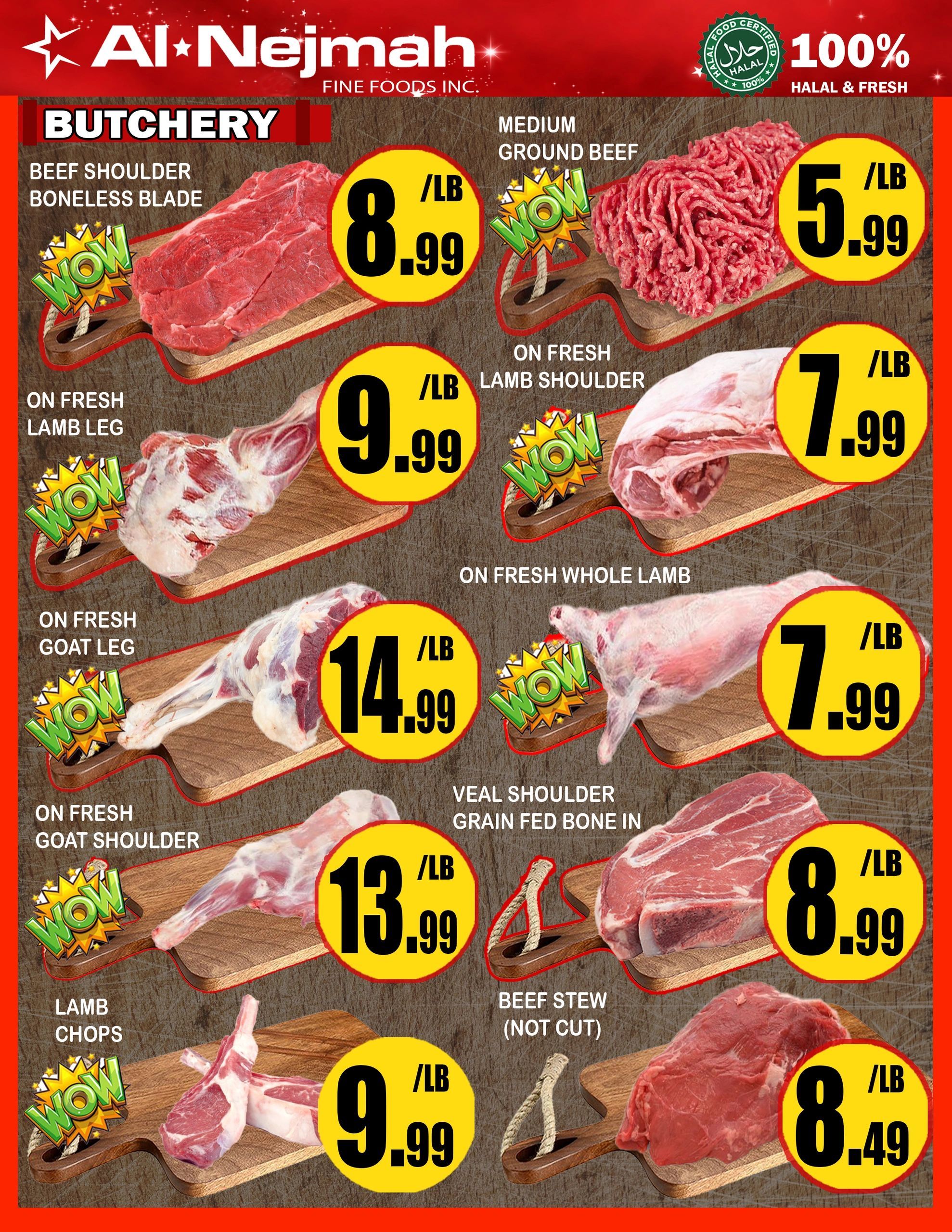 Alnejmah Fine Foods Inc. Flyer September 11 to 17
