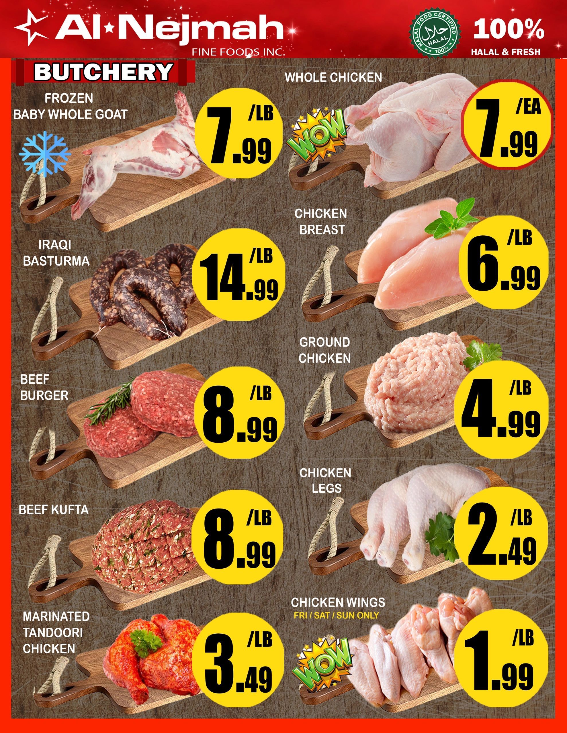 Alnejmah Fine Foods Inc. Flyer September 11 to 17