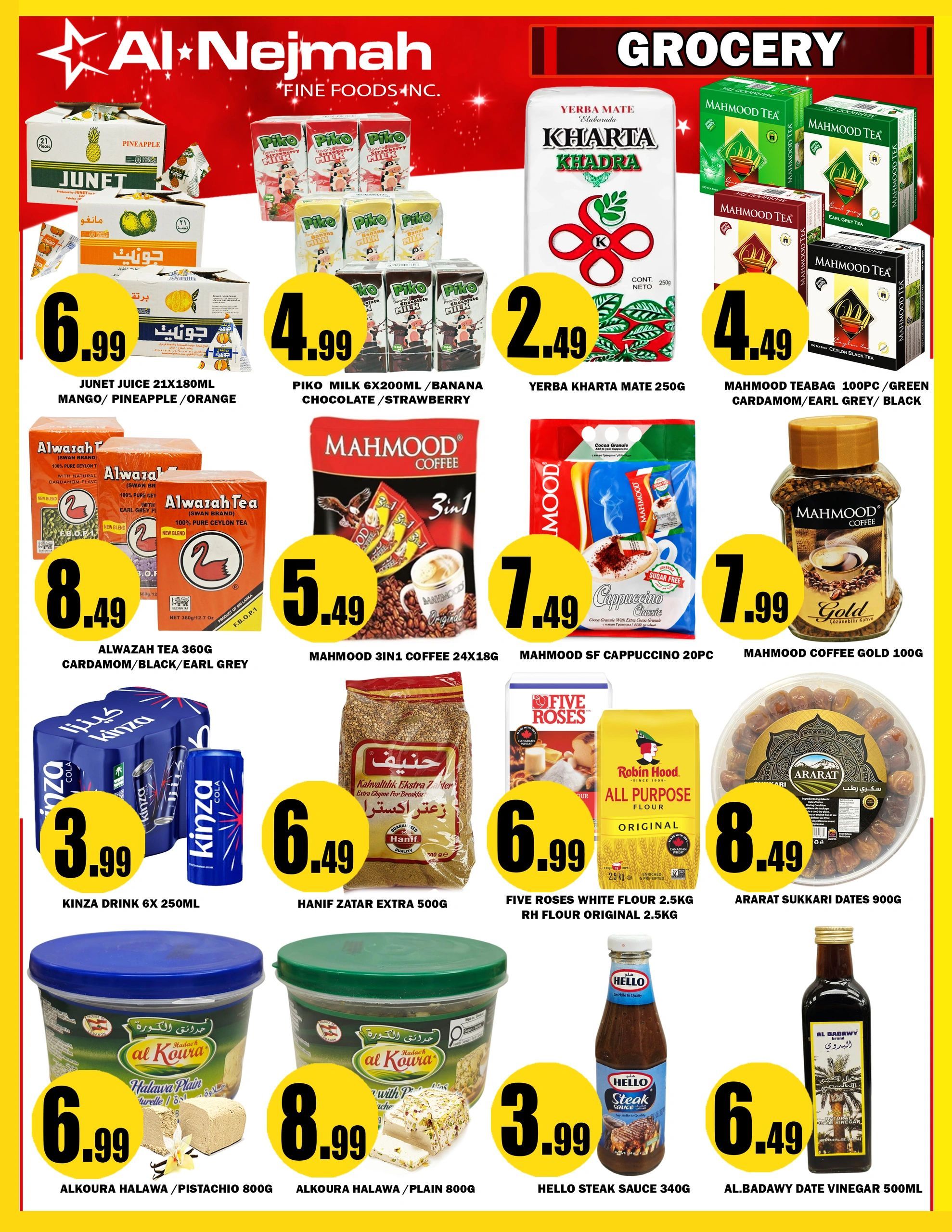 Alnejmah Fine Foods Inc. Flyer September 11 to 17
