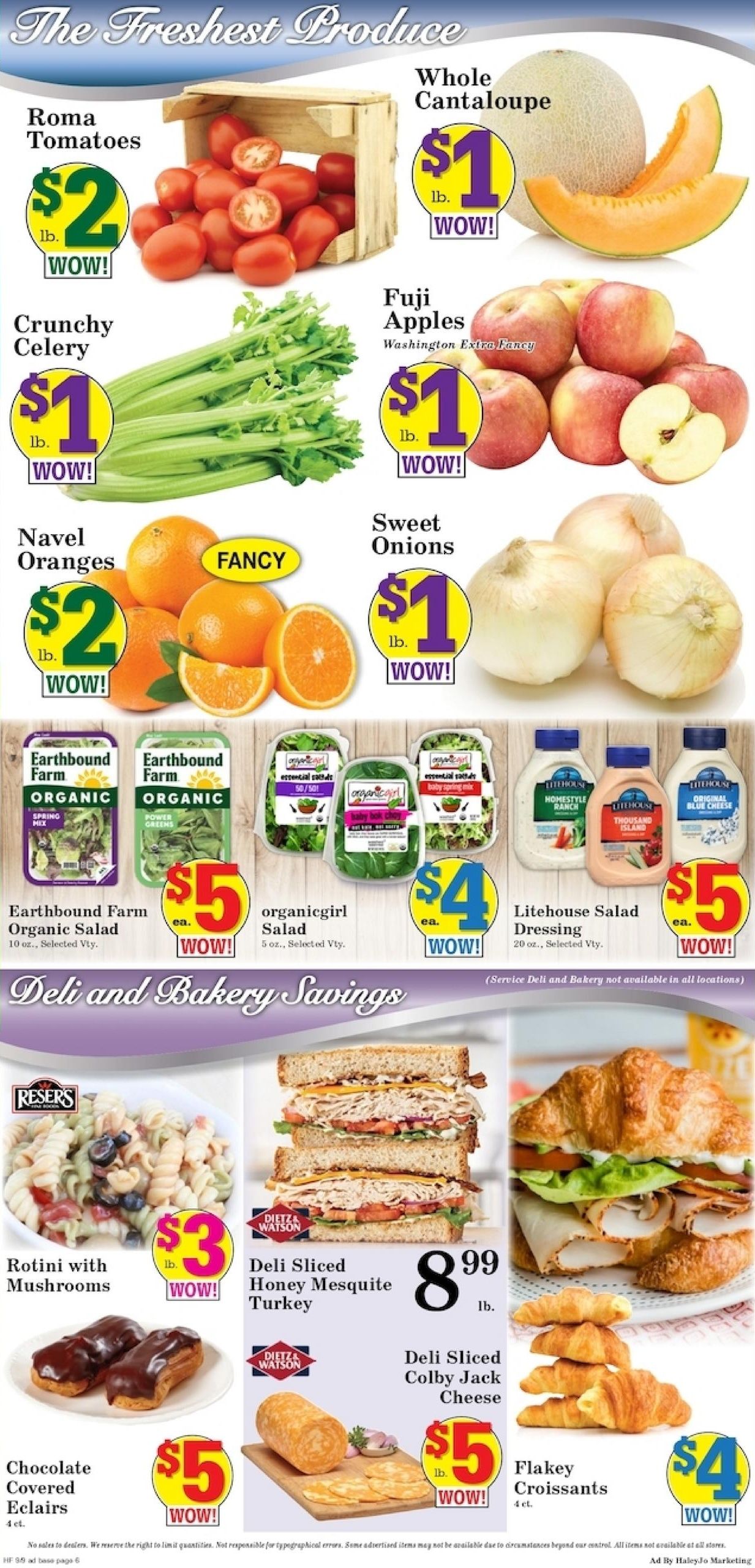 Harvest Foods (Coulee City Area, WA) Weekly Ad September 9 - 15, 2026