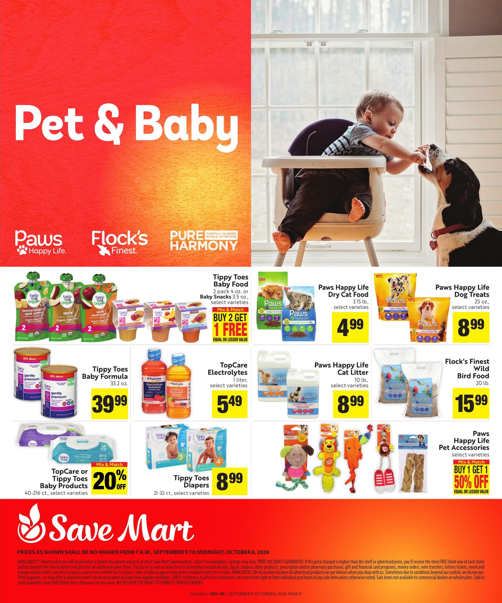 Save Mart (Loyalton Area, CA) Our Brands Weekly Ad September 9 - October 6, 2026