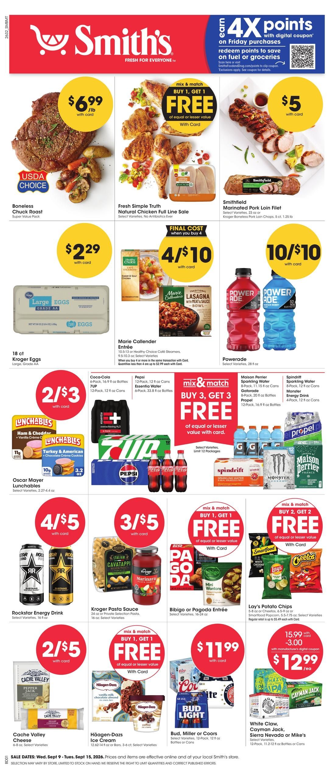 Smith's (Bozeman Area, MT) Weekly Ad September 9 - 15, 2026