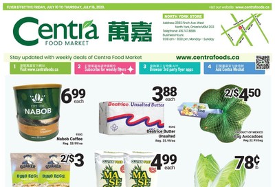 Centra Foods (North York) Flyer July 10 to 16