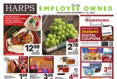 Harps Foods (Poplar Bluff Area, MO) Weekly Ad September 9 - 15, 2026