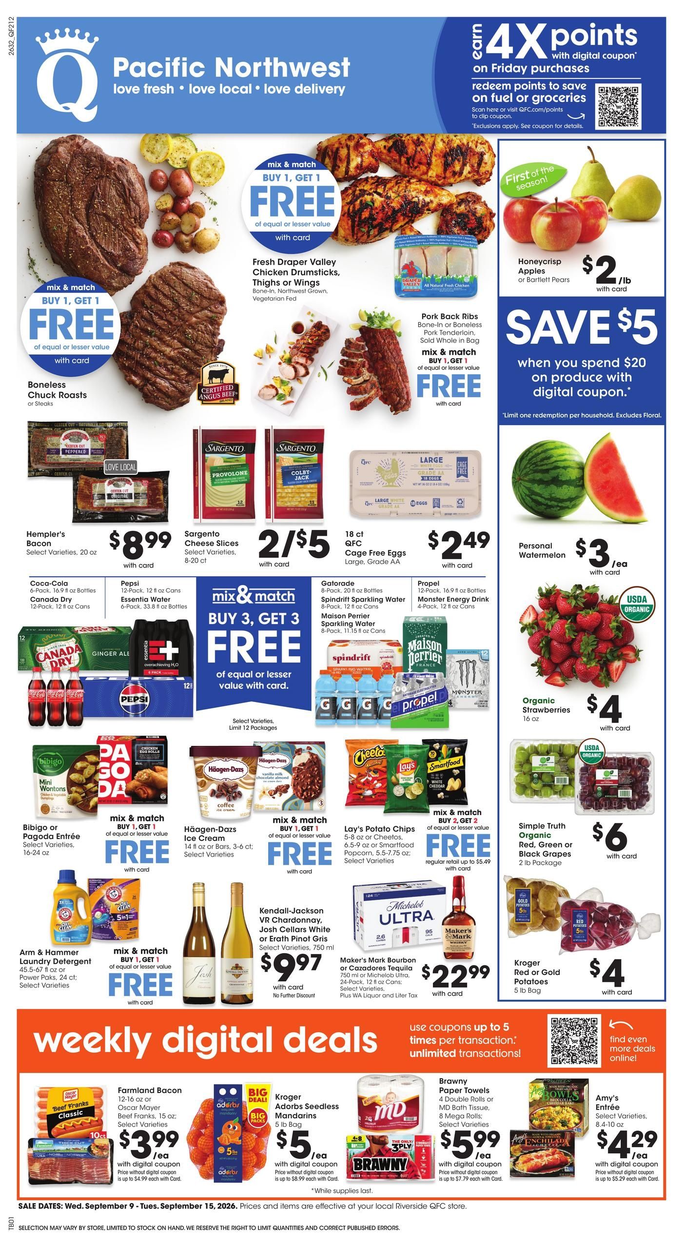 QFC (Gresham Area, OR) Weekly Ad September 9 - 15, 2026