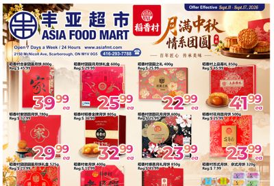 Asia Food Mart Flyer September 11 to 17
