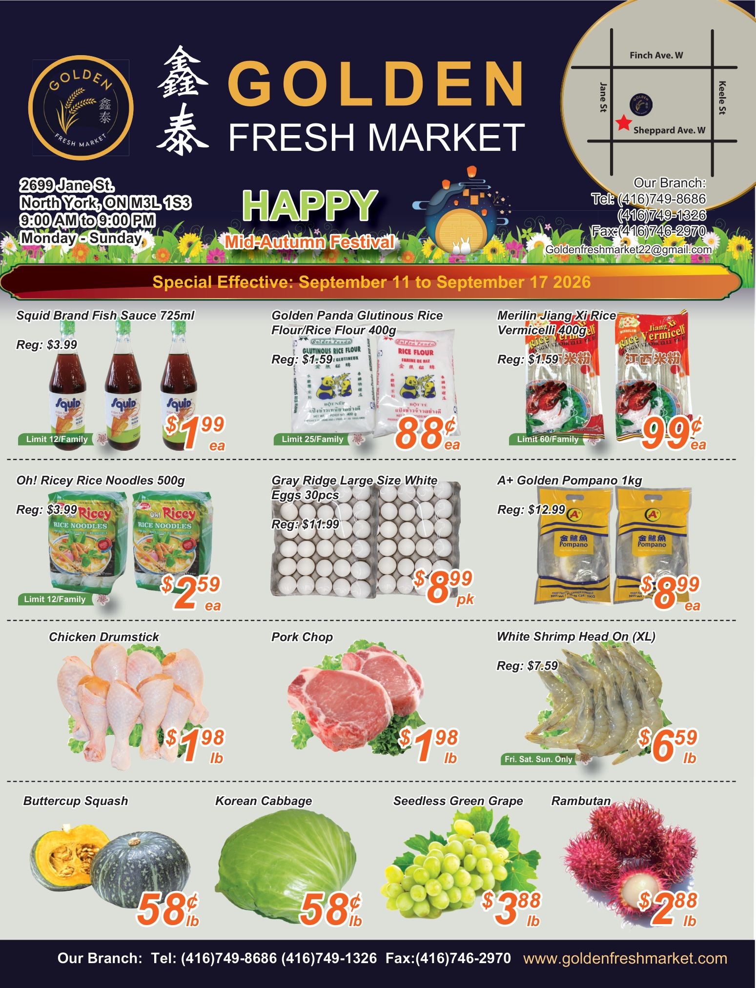Golden Fresh Market Flyer September 11 to 17