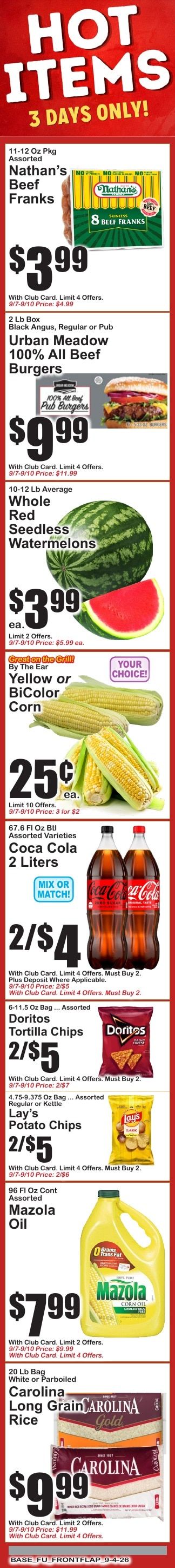 Market Fresh Supermarkets Weekly Ad September 11 - 17, 2026