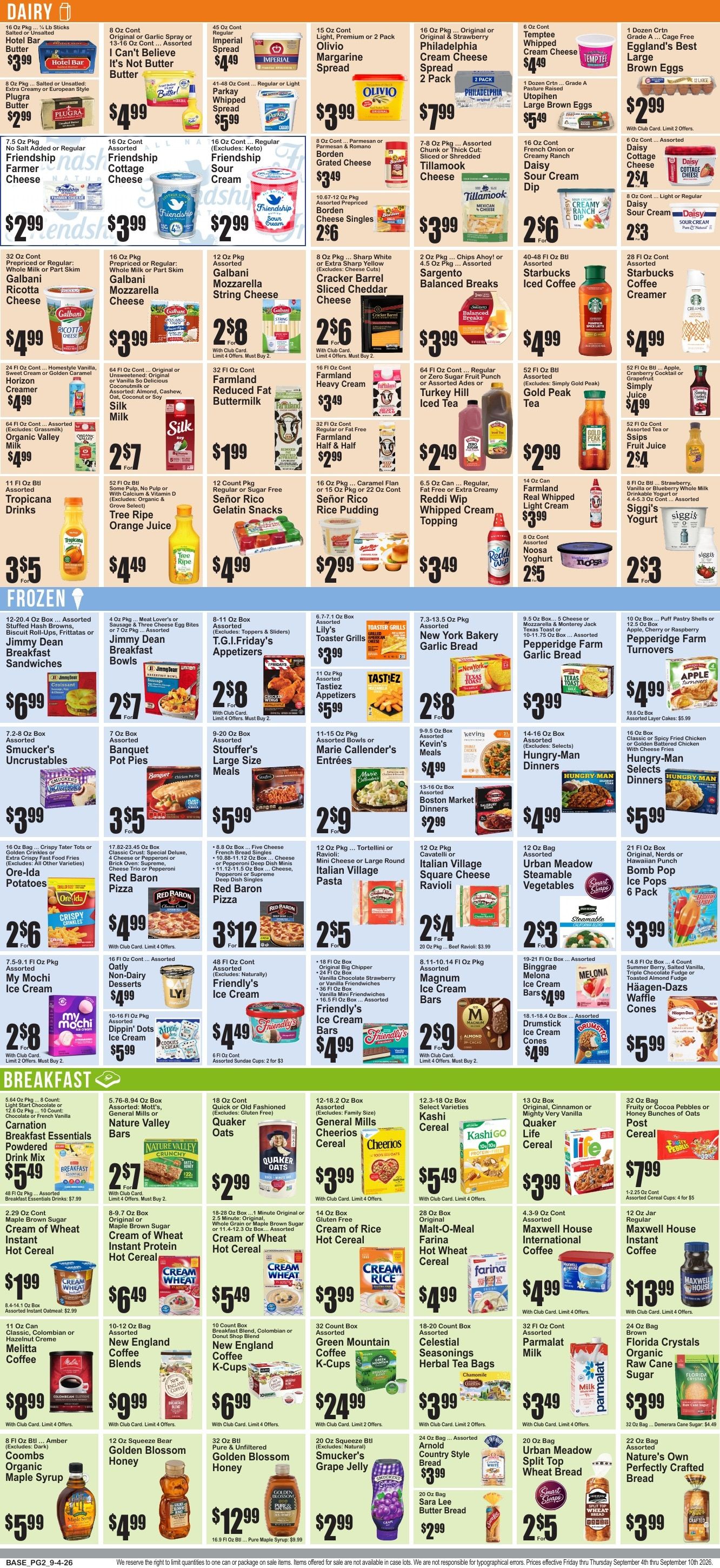 Market Fresh Supermarkets Weekly Ad September 11 - 17, 2026
