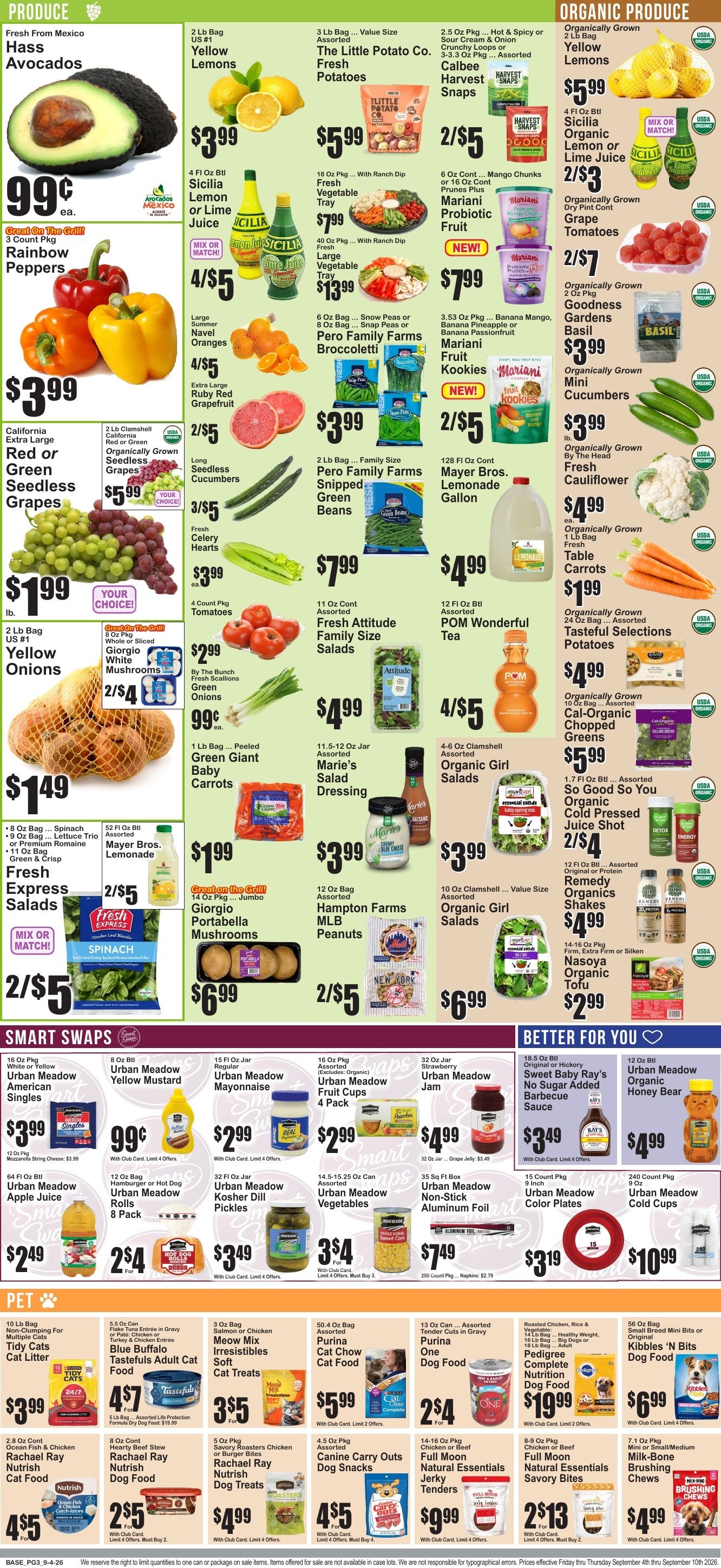 Market Fresh Supermarkets Weekly Ad September 11 - 17, 2026