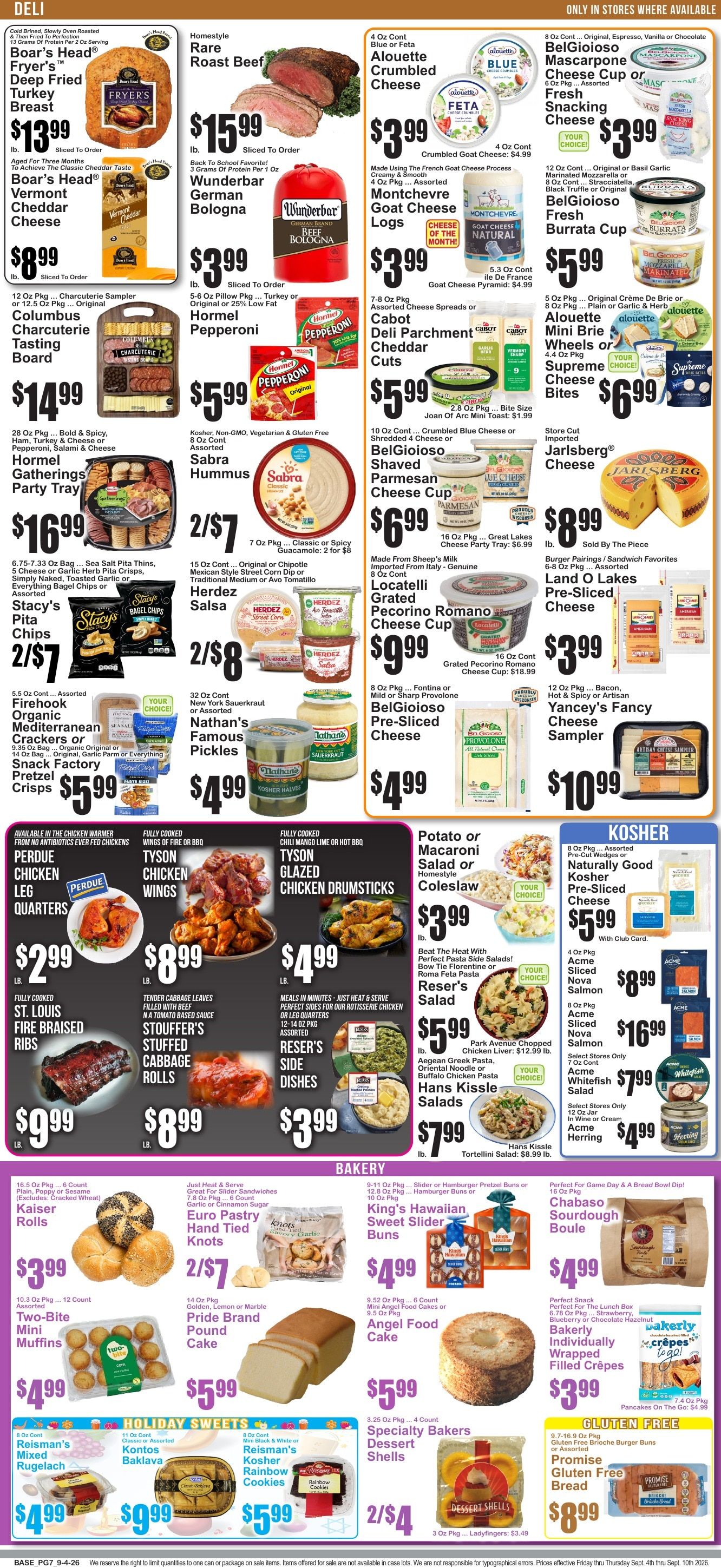 Market Fresh Supermarkets Weekly Ad September 11 - 17, 2026