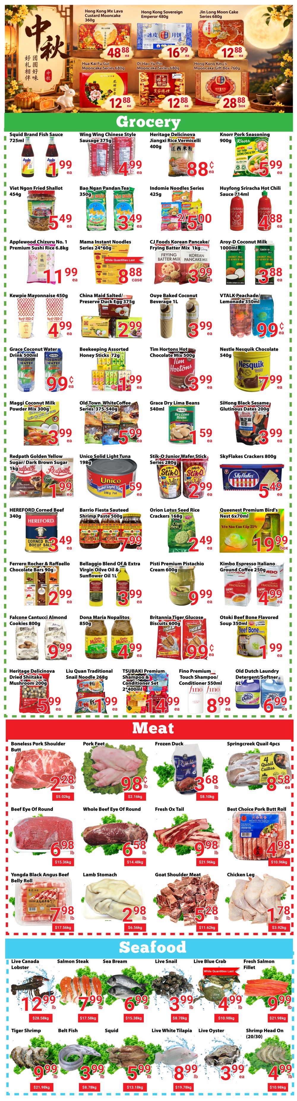 Nations Fresh Foods (Vaughan) Flyer September 11 to 17