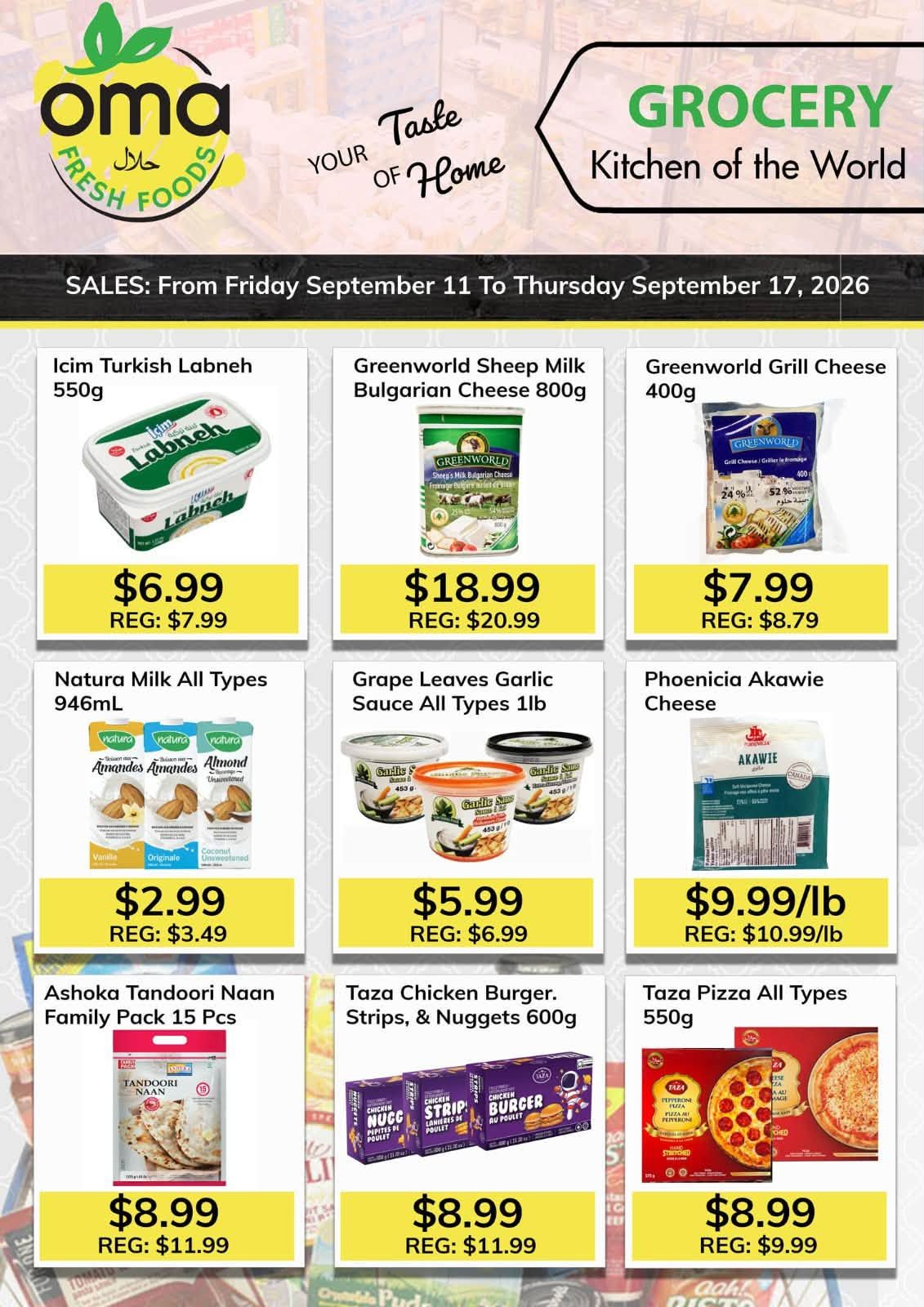 Oma Fresh Foods Flyer September 11 to 17