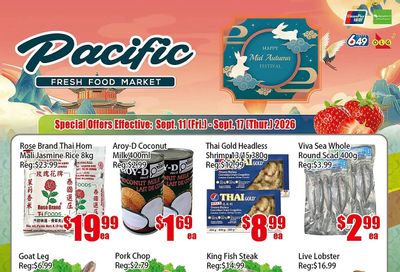 Pacific Fresh Food Market (North York) Flyer September 11 to 17
