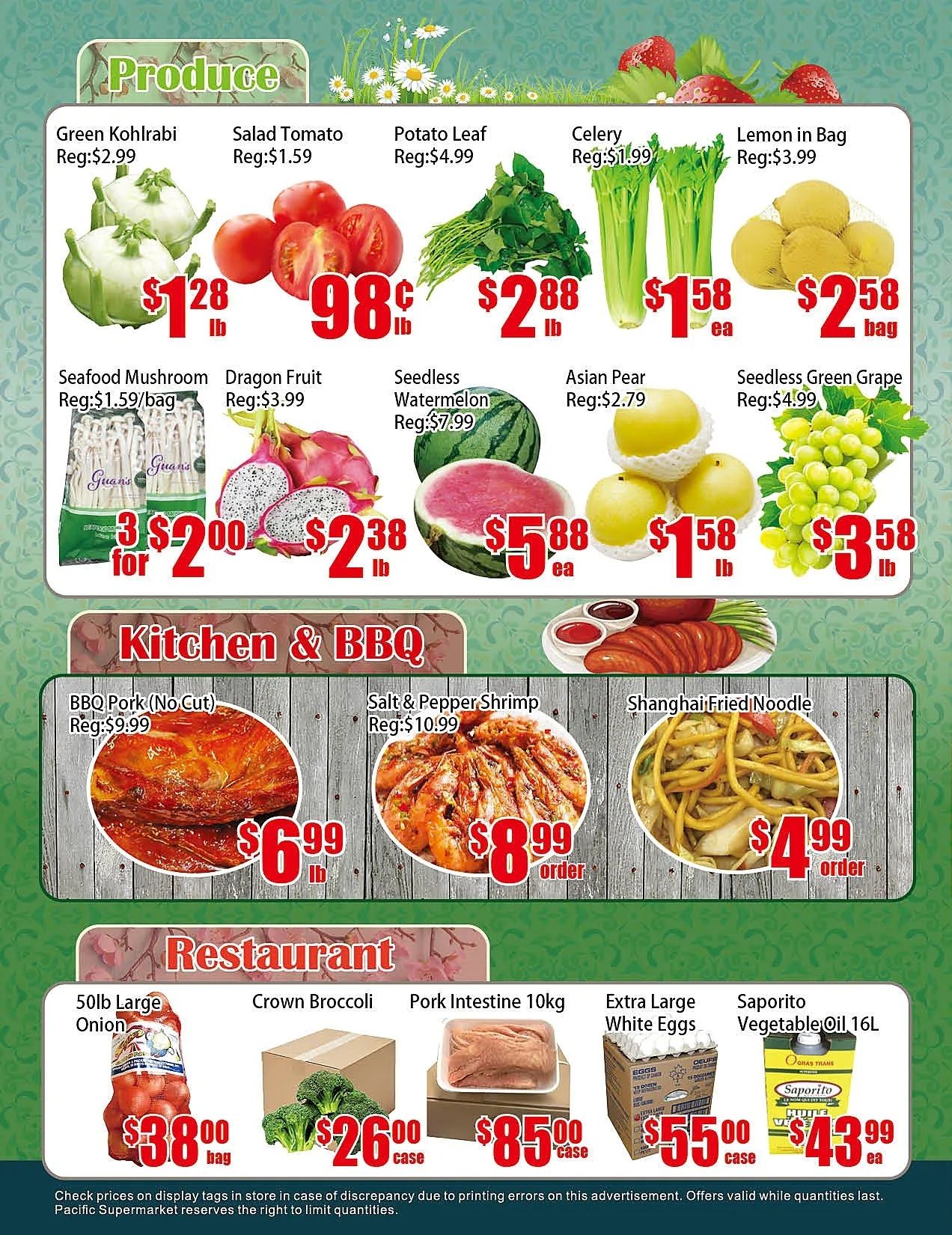 Pacific Fresh Food Market (North York) Flyer September 11 to 17