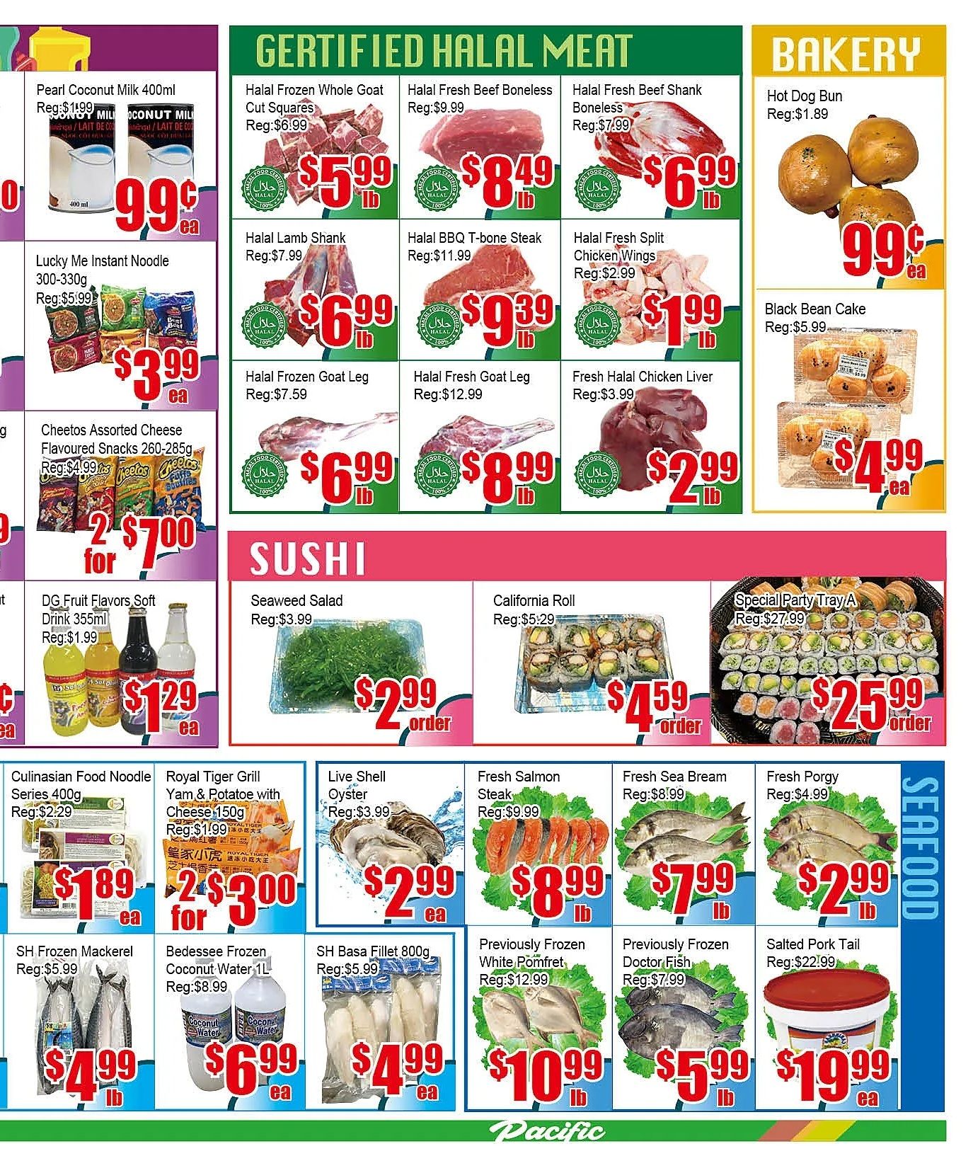 Pacific Fresh Food Market (Pickering) Flyer September 11 to 17