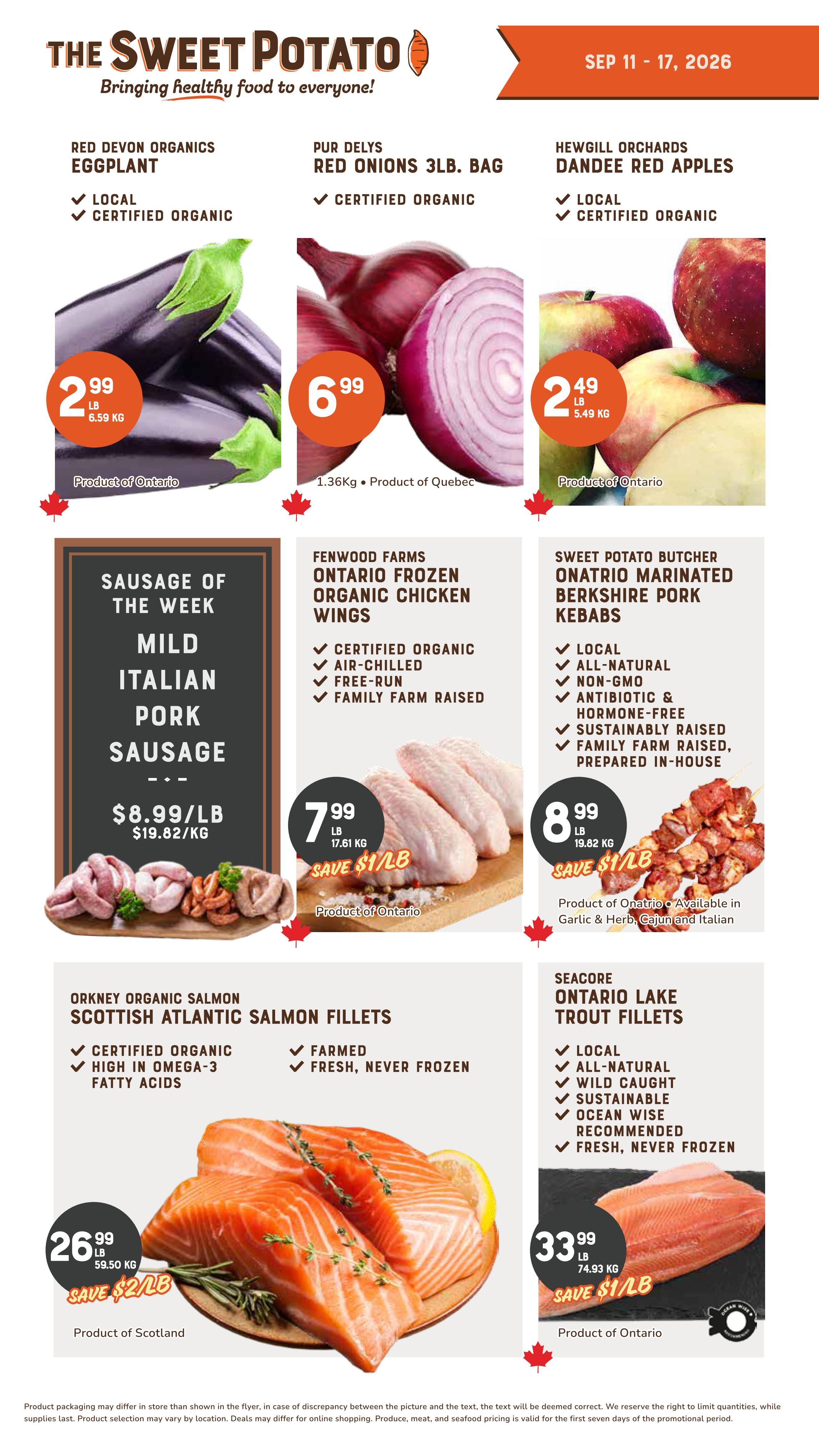 The Sweet Potato Flyer September 11 to 17