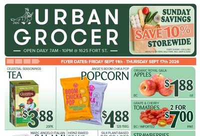 Urban Grocer Flyer September 11 to 17