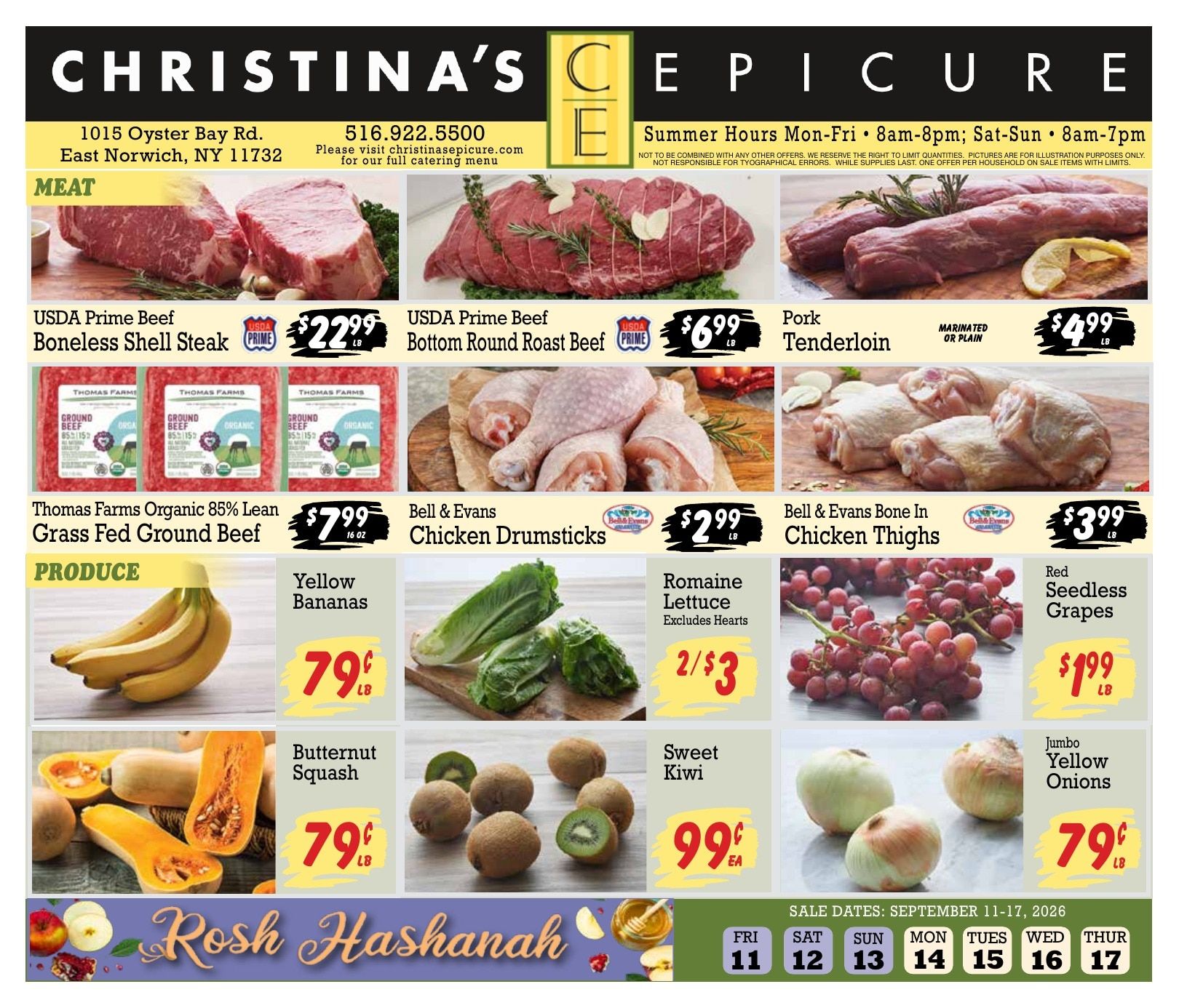 Christina's Epicure Weekly Ad September 11 - 17, 2026