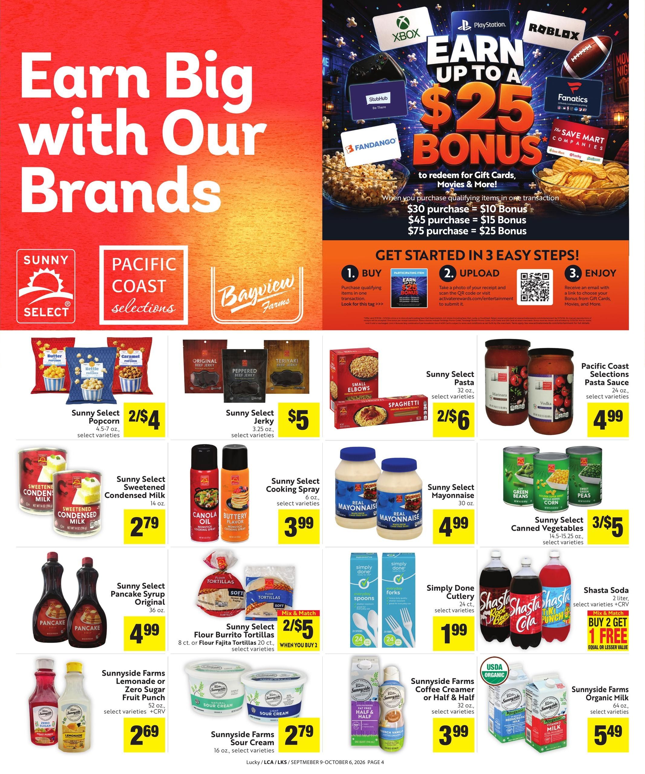 Lucky Supermarkets Save Even More Weekly Ad September 9 - October 6, 2026