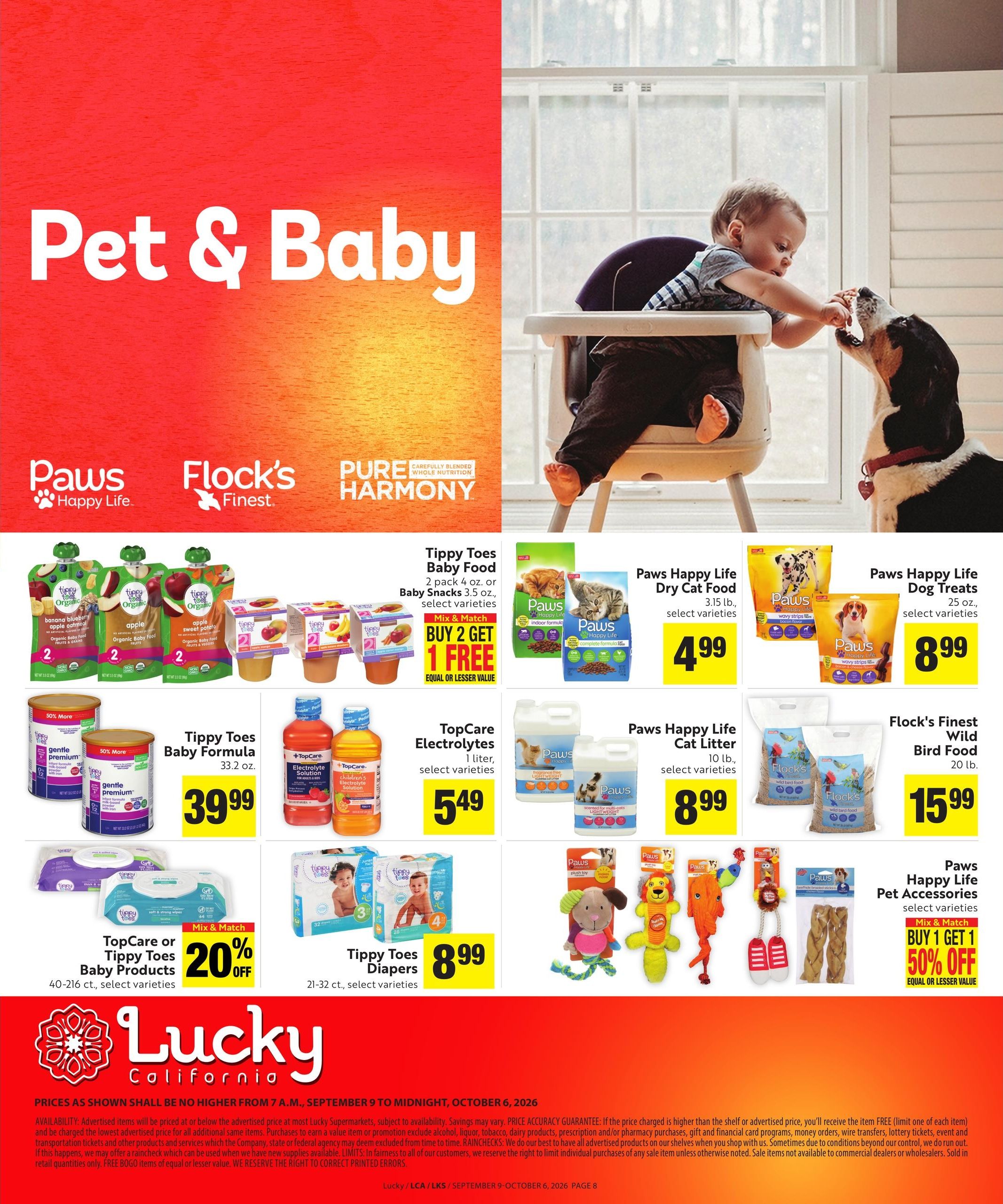 Lucky Supermarkets Save Even More Weekly Ad September 9 - October 6, 2026