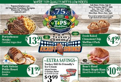 Tops Marketplace Weekly Ad September 11 - 17, 2026