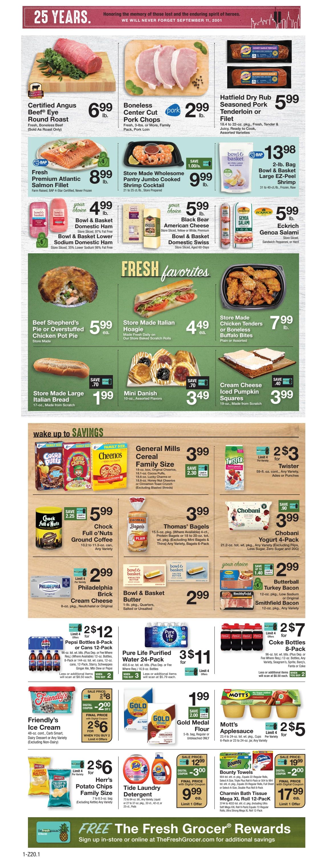 The Fresh Grocer (1880 Stefko Blvd, Bethlehem, PA) Weekly Ad September 11 - 17, 2026