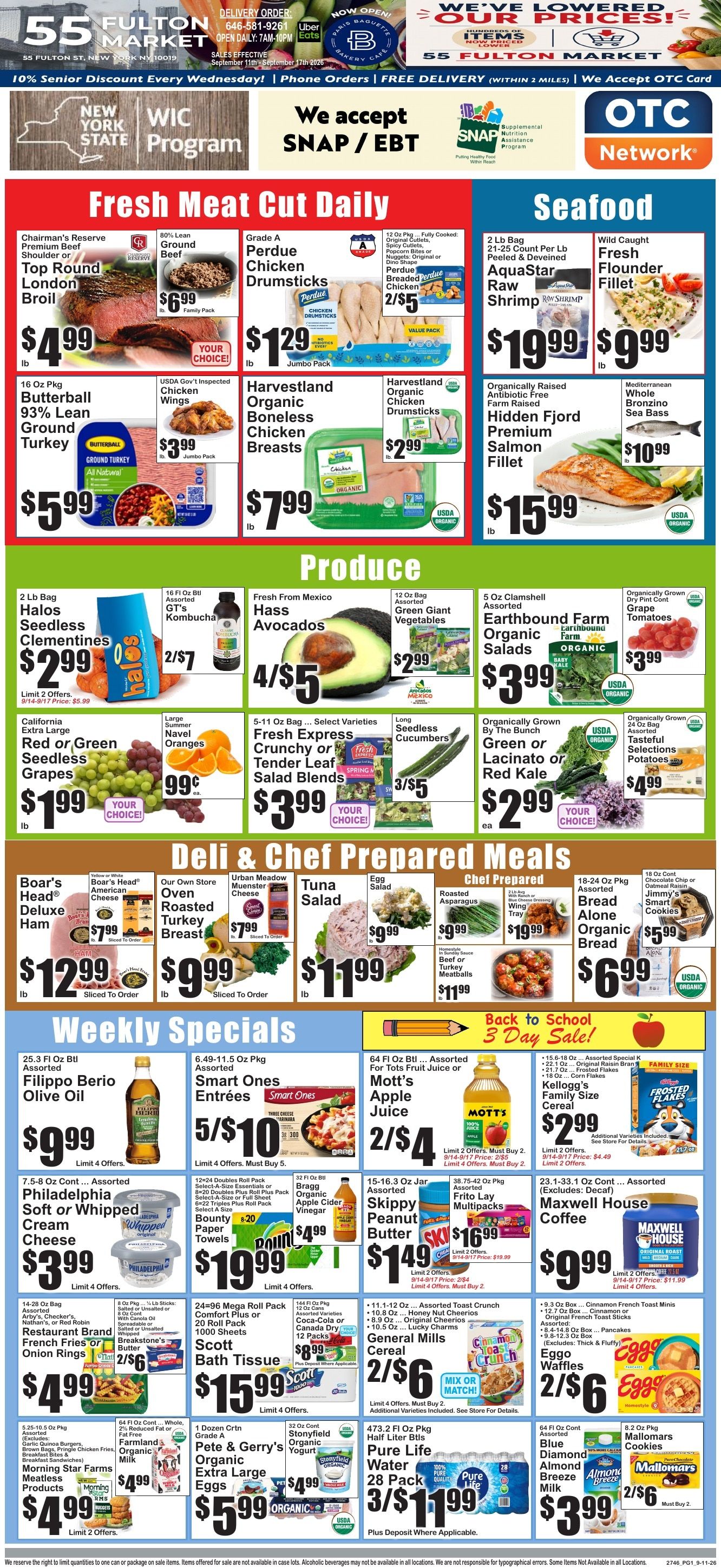 55 Fulton Market Weekly Ad September 14 - 17, 2026