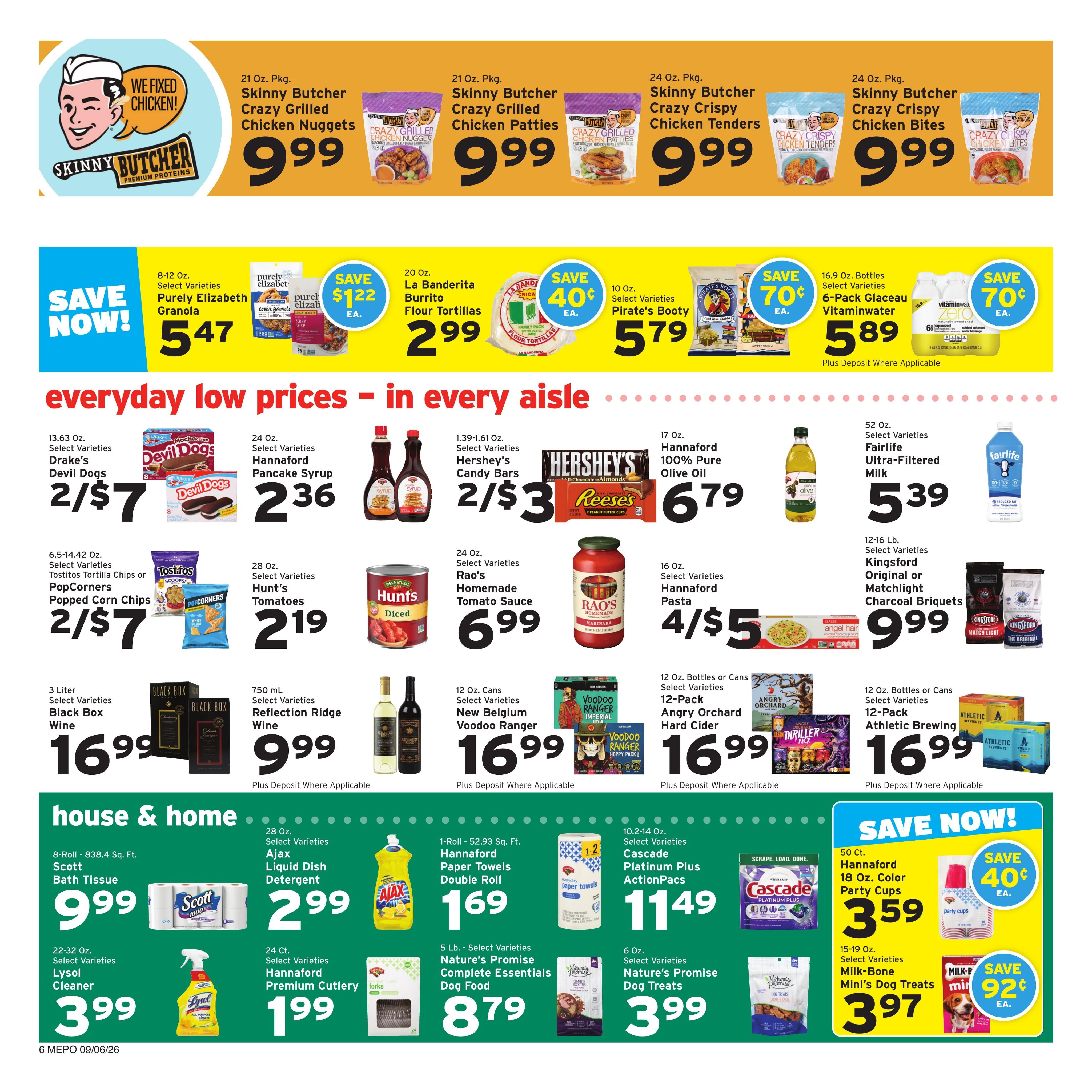 Hannaford (Portland Area, ME) Week 37 Weekly Ad September 6 - 12, 2026