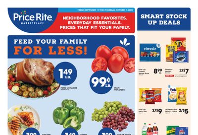 Price Rite (1720 South 4th Street, Allentown, PA) Weekly Ad September 11 - October 1, 2026