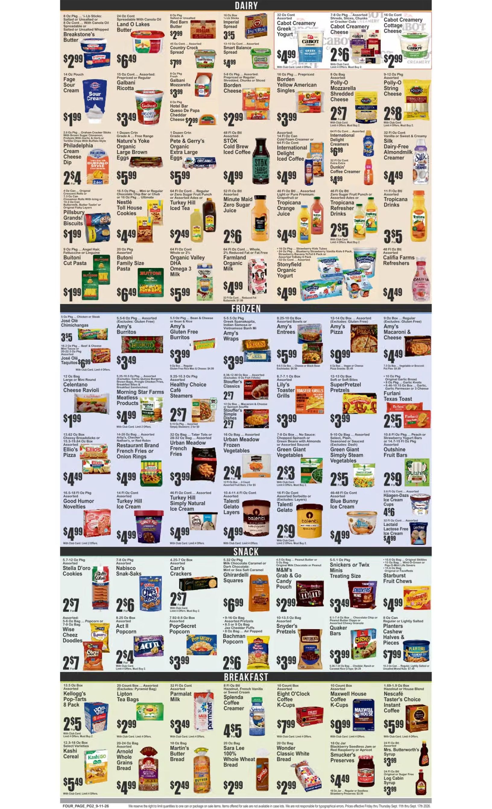 Brooklyn Fare Weekly Ad September 11 - 17, 2026