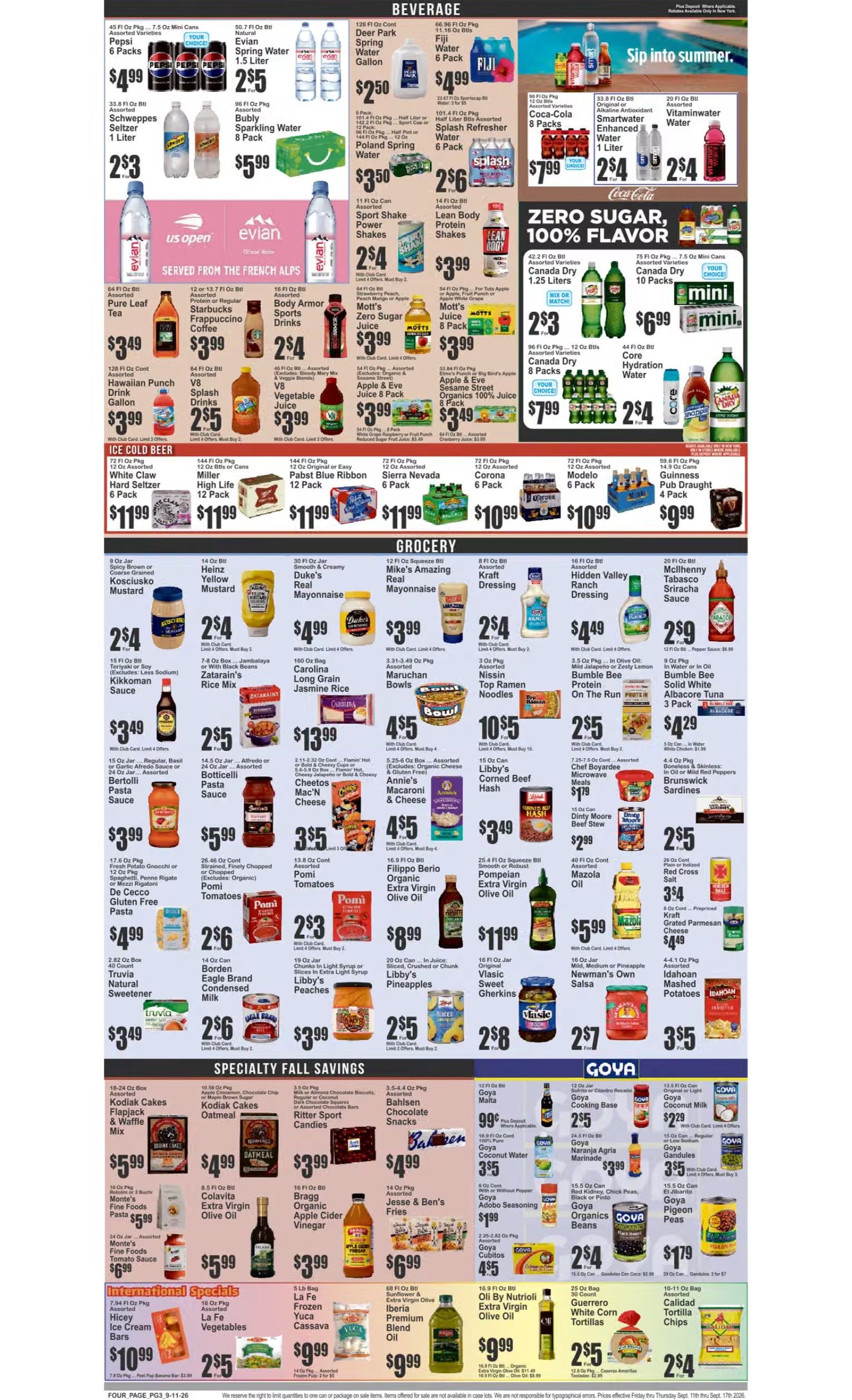 Brooklyn Fare Weekly Ad September 11 - 17, 2026