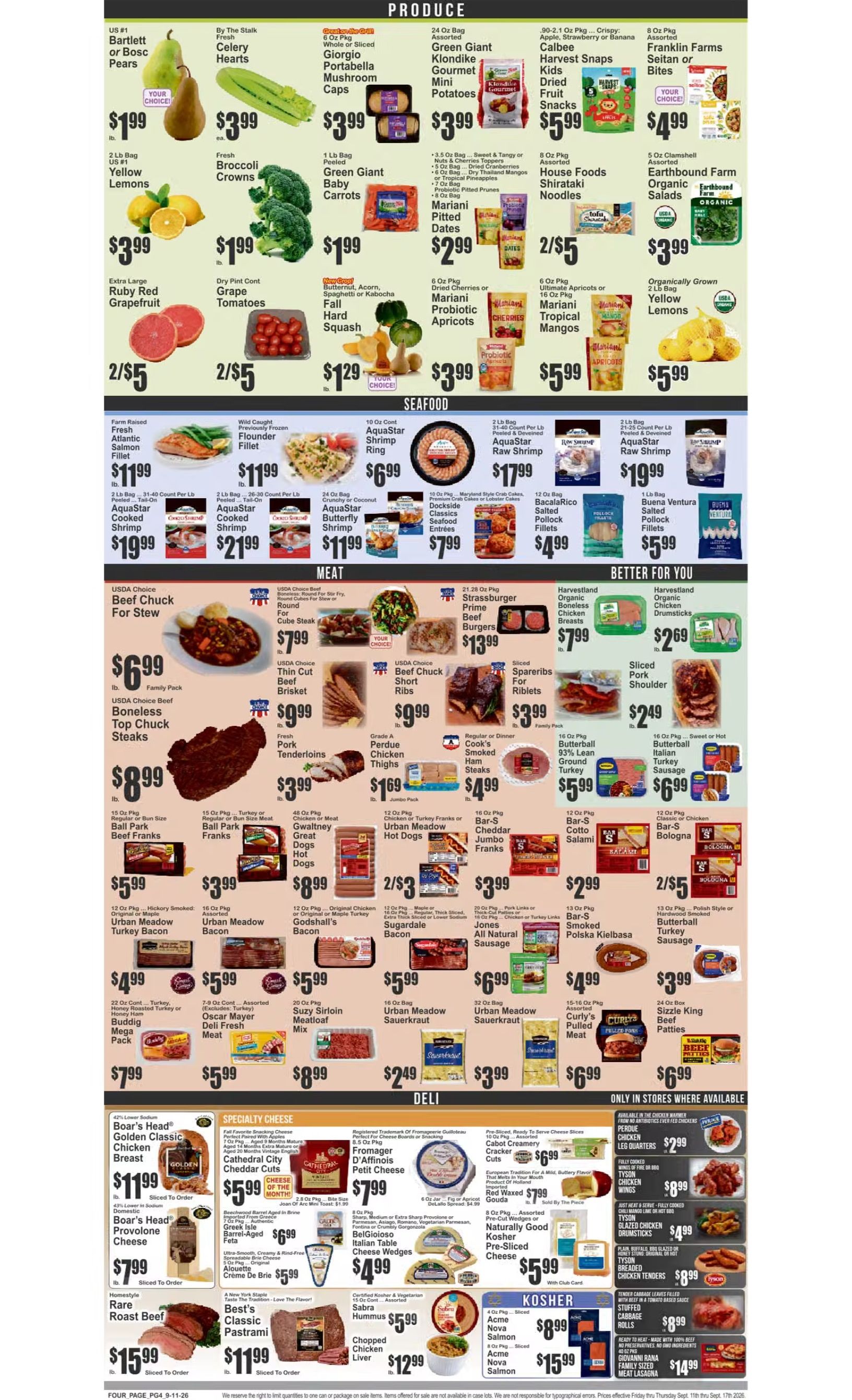 Brooklyn Fare Weekly Ad September 11 - 17, 2026