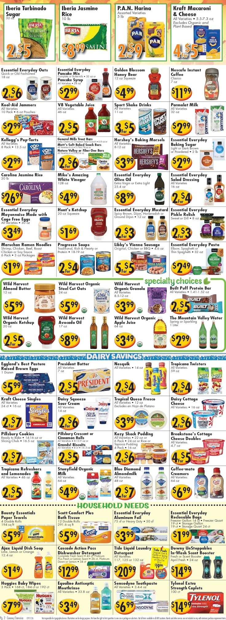 Ideal Food Basket (Corona and Jamaica, NY) Weekly Ad September 11 - 17, 2026