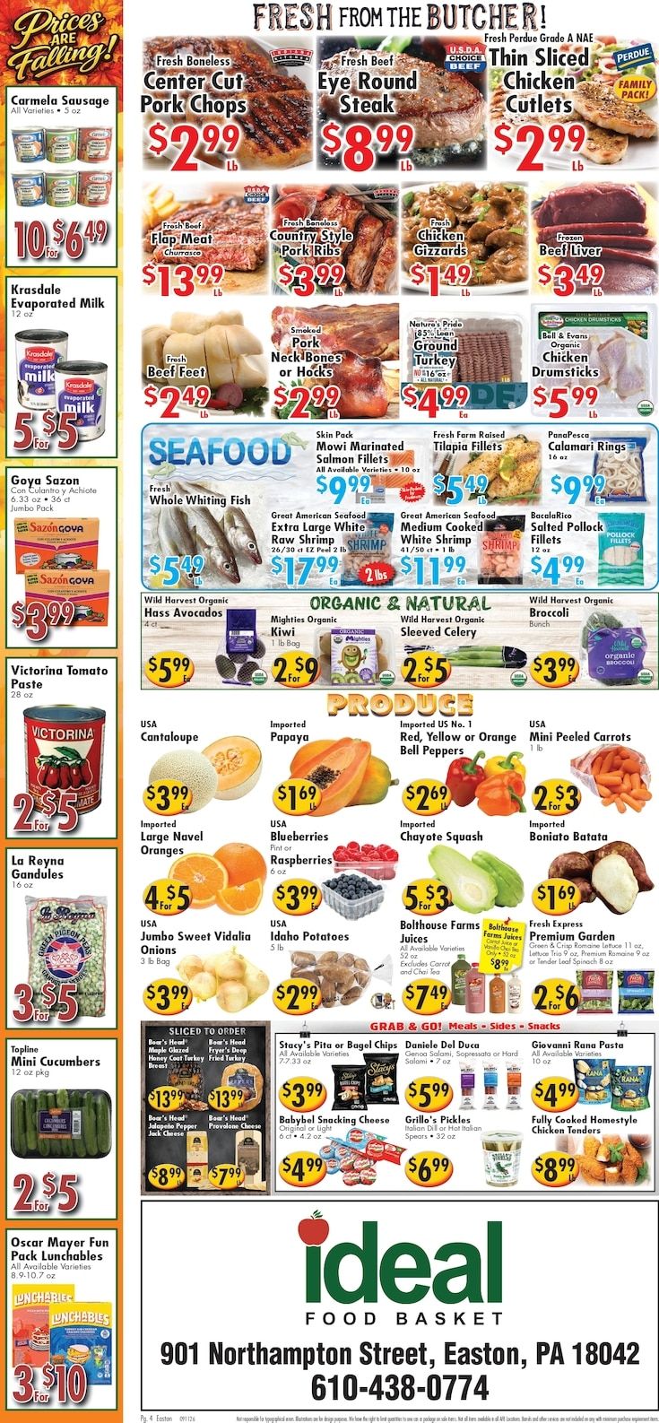 Ideal Food Basket (Easton, PA) Weekly Ad September 11 - 17, 2026