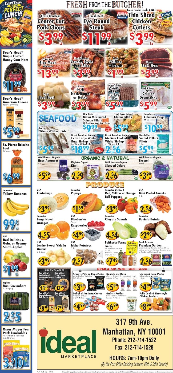 Ideal Food Basket (New York, NY) Weekly Ad September 11 - 17, 2026