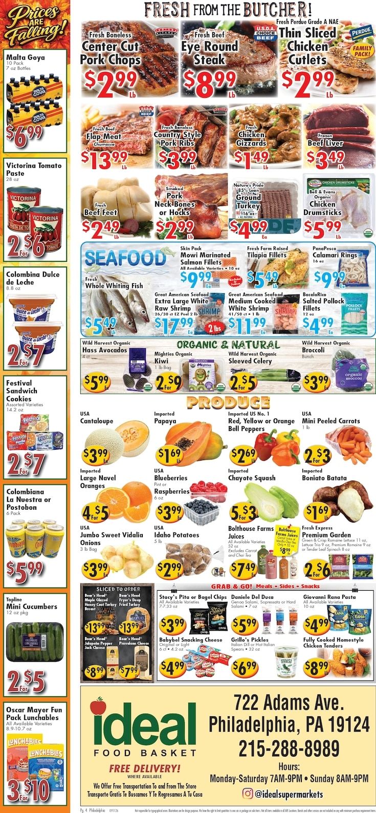 Ideal Food Basket (Philadelphia, PA) Weekly Ad September 11 - 17, 2026