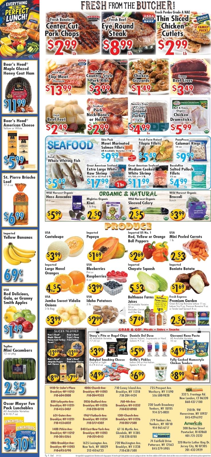 Ideal Food Basket (New Jersey, New York) Weekly Ad September 11 - 17, 2026