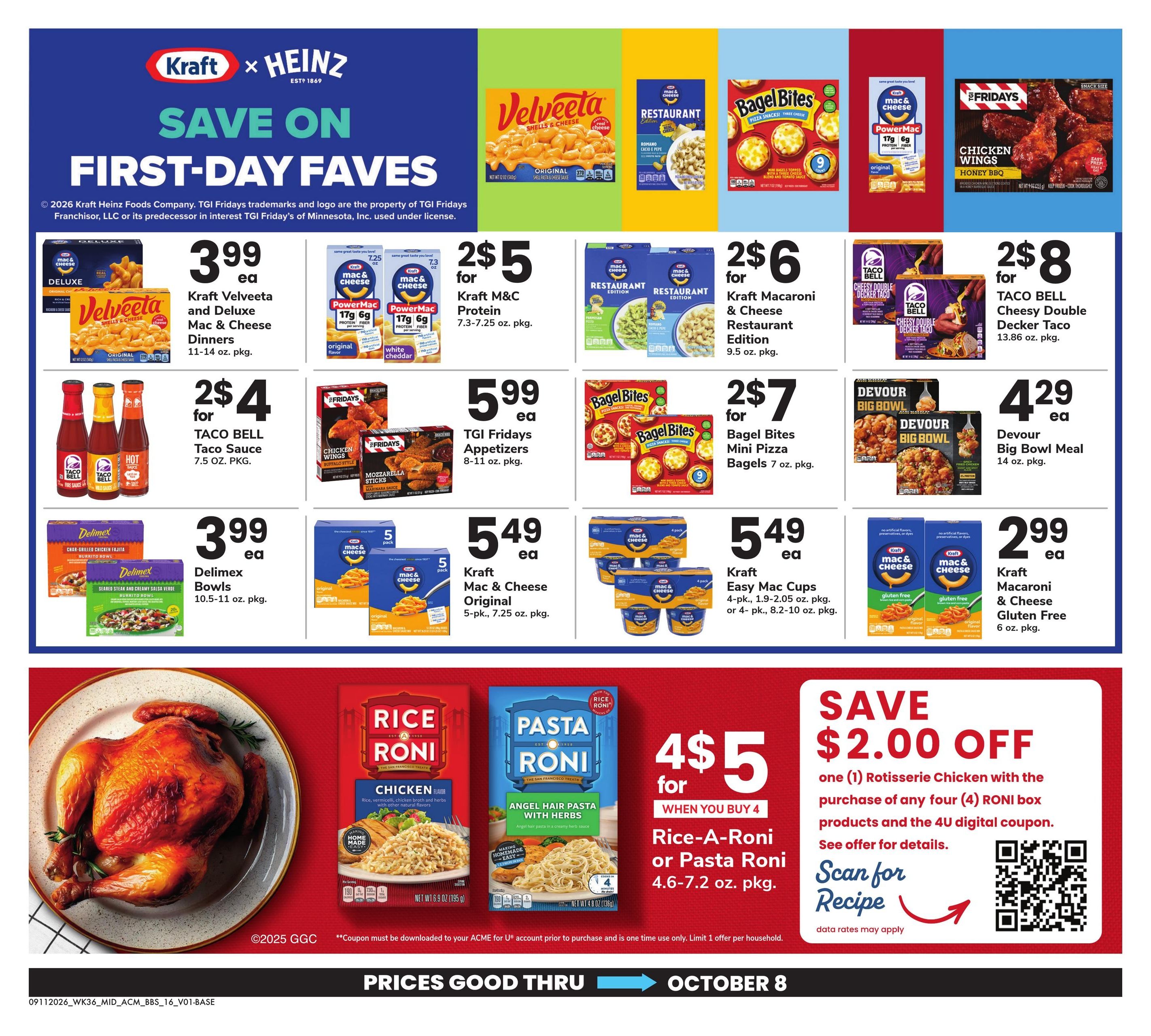 Acme Markets (Toms River Area, NJ) Big Book of Savings Weekly Ad September 11 - October 8, 2026