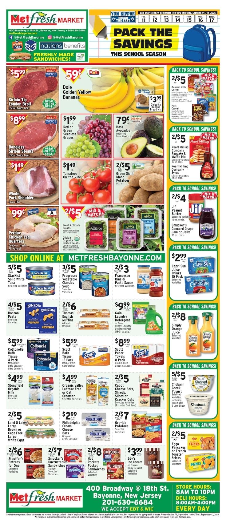 Met Fresh Weekly Ad September 11 - 17, 2026